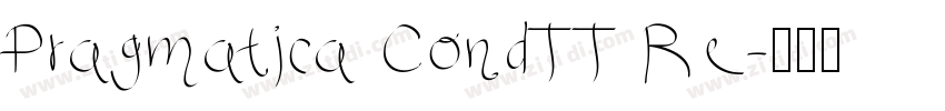 Pragmatica CondTT Re字体转换